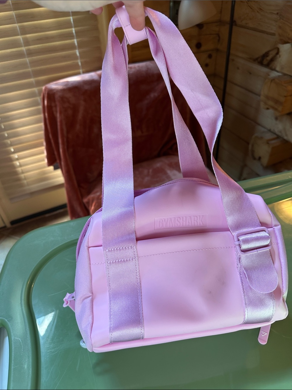 Gymshark Light Pink Mini Duffle Bag - Women's Mini Gym Tote